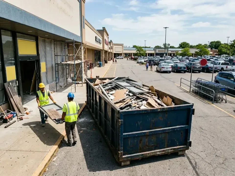 retail-store-renovation-debris-003 — frequently asked questions, Roll-off Dumpster Rentals in California, MO
